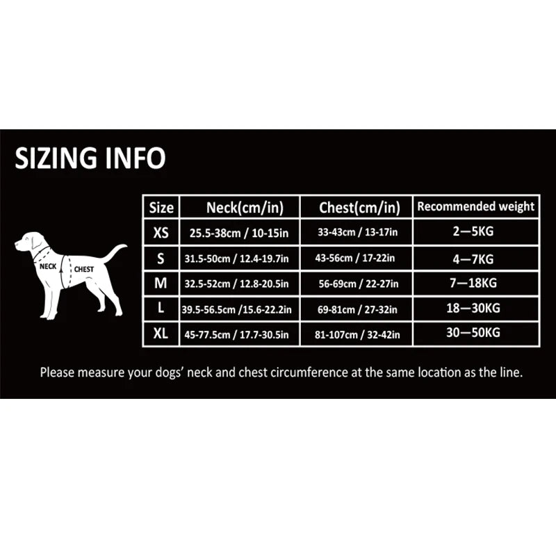 TrueLove Reflective Nylon Dog Harness No Pull Adjustable Safety Vest