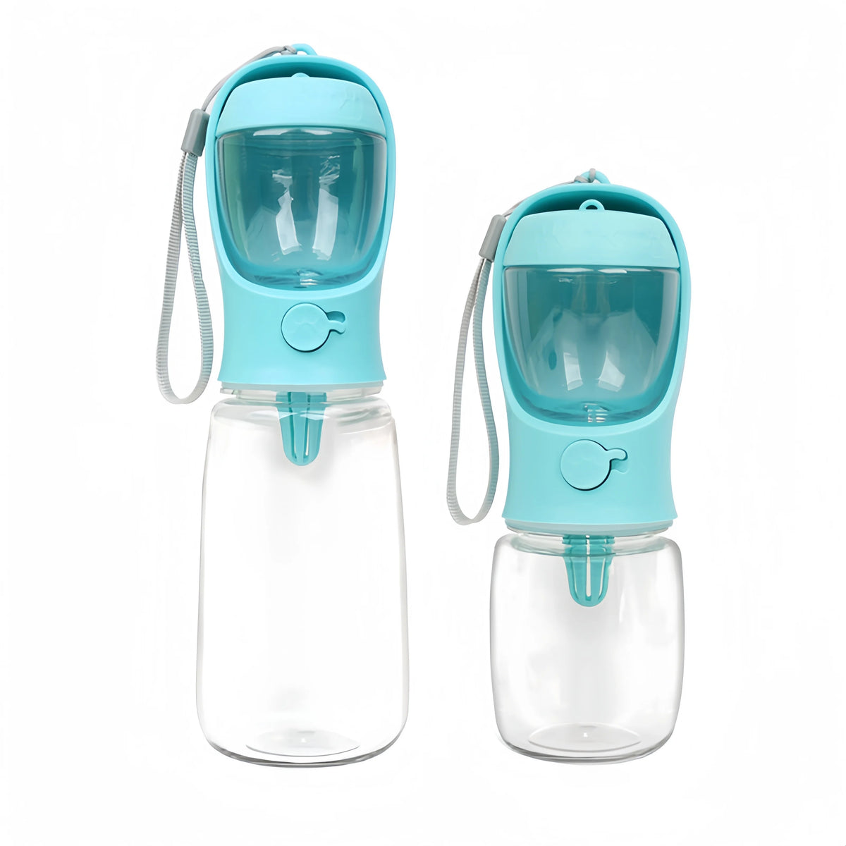 Portable Outdoor Pet Water Bottle With Food Storage Compartment