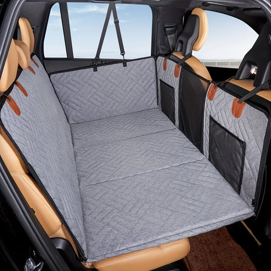 Waterproof Hammock Pet Car Seat Cover With Soft Cotton Padding