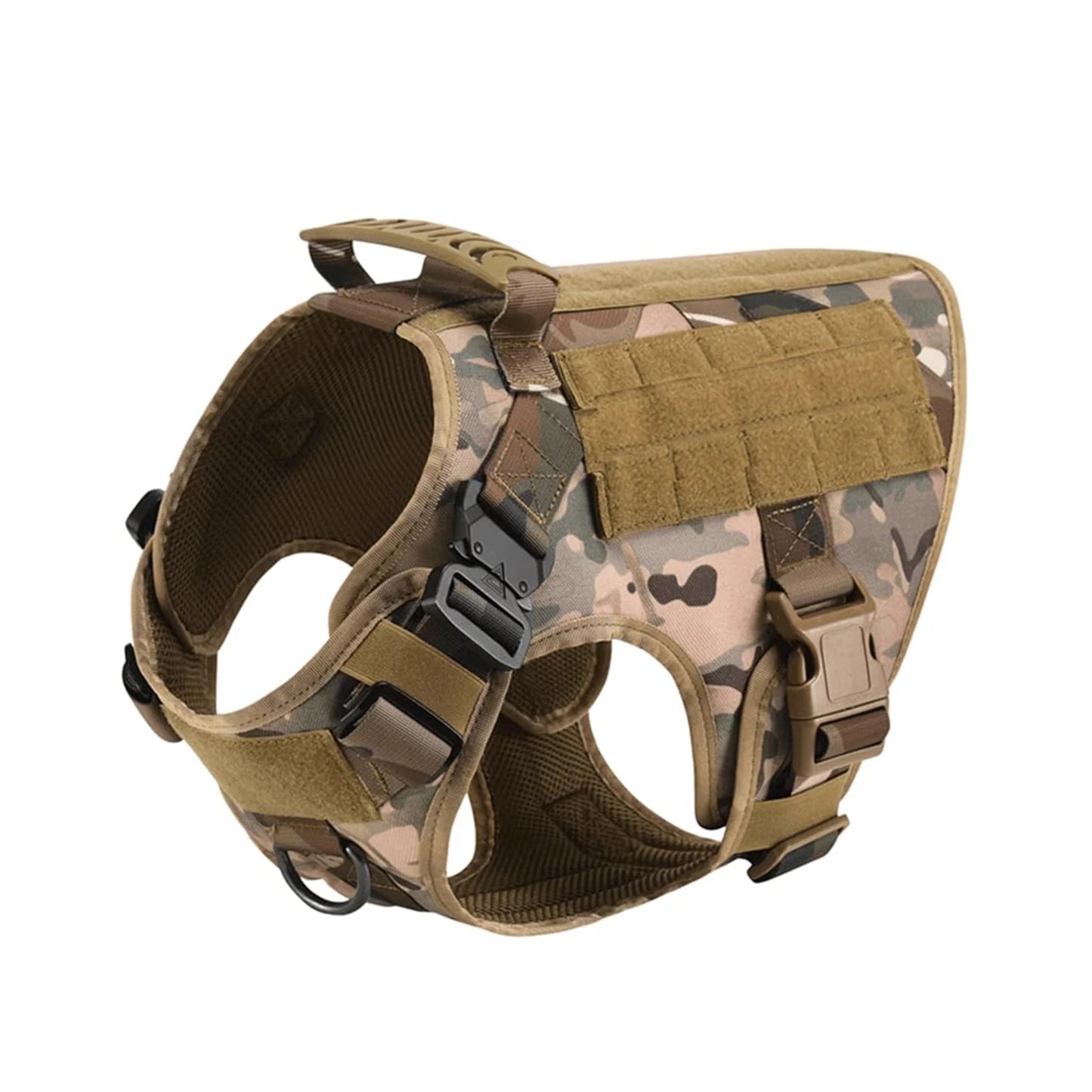 Tactical Dog Harness With Molle Pouches For German Shepherd Training