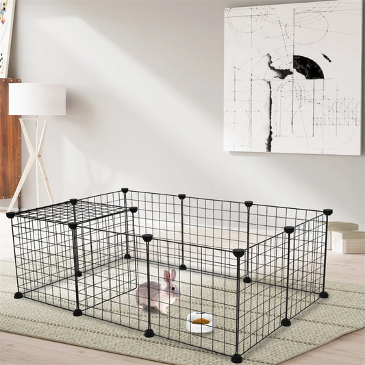 Portable Metal Wire Pet Playpen And Fence For Small Rabbits