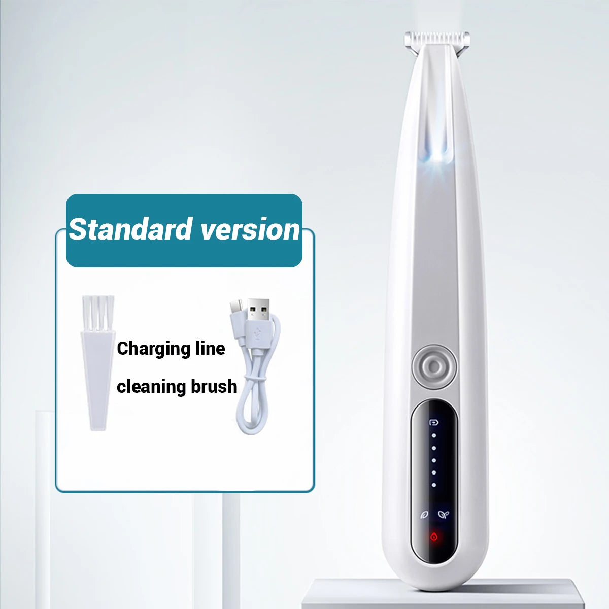 Waterproof Pet Hair Trimmer With Led Display And Travel Lock