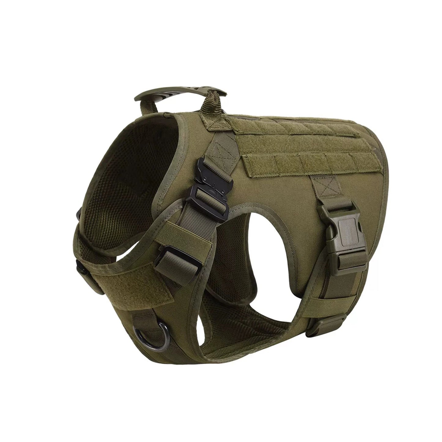 Tactical Dog Harness With Molle Pouches For German Shepherd Training
