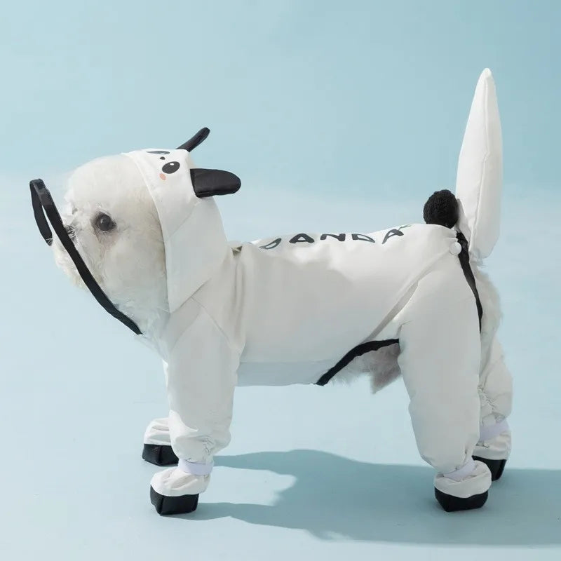 Pet Puppy Dog Raincoat Full Body Waterproof Jacket Protection