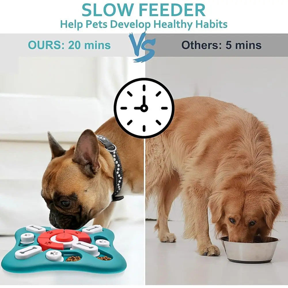 Dog Puzzle Toys Treat Dispensing Enrichment For IQ Training And Stimulation