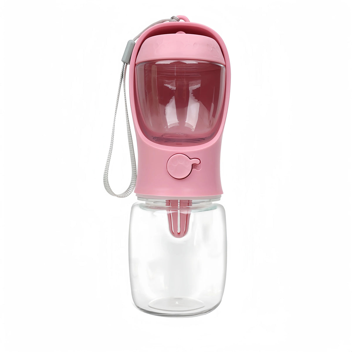 Portable Outdoor Pet Water Bottle With Food Storage Compartment