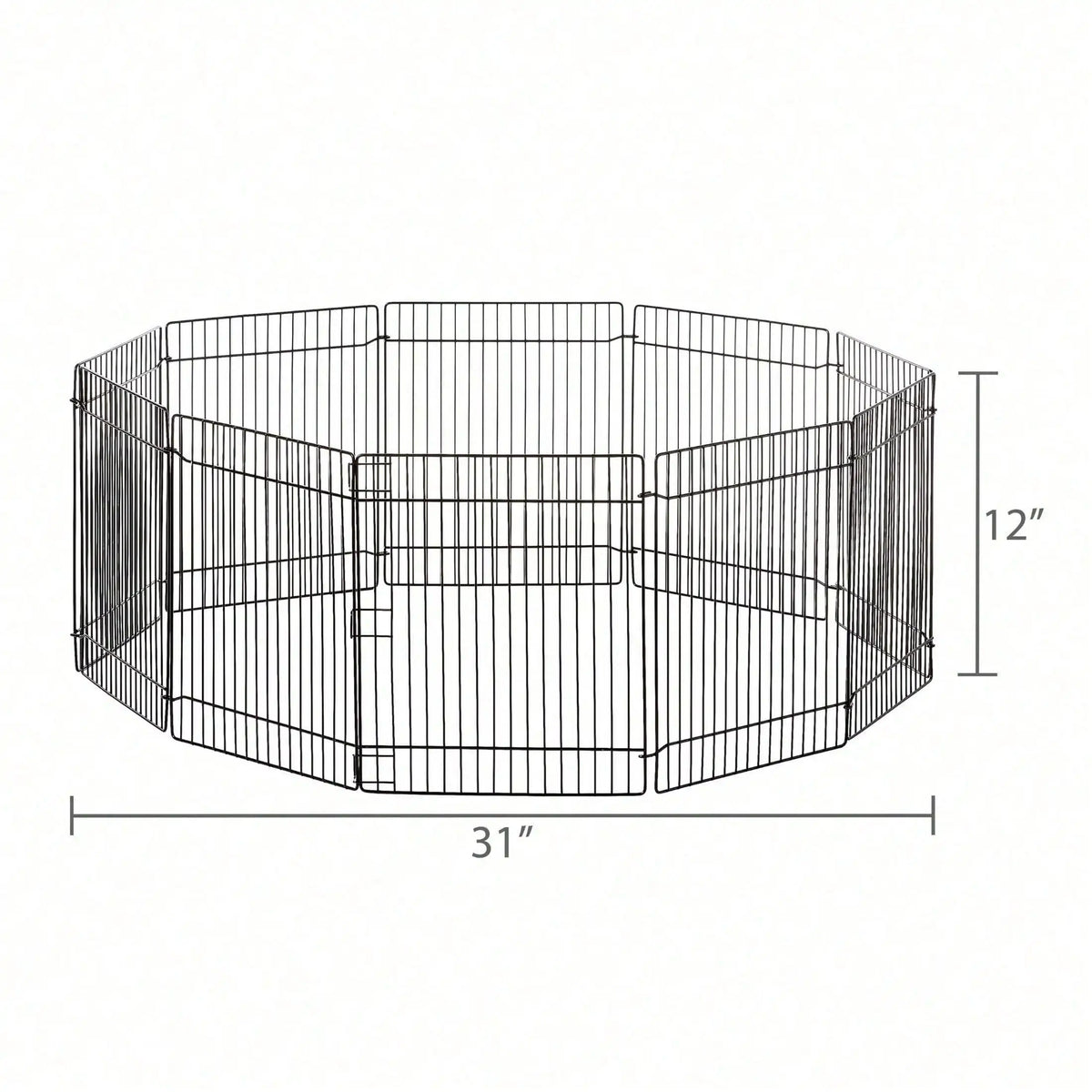Stainless Steel Foldable 10 Panel Pet Playpen Exercise Fence