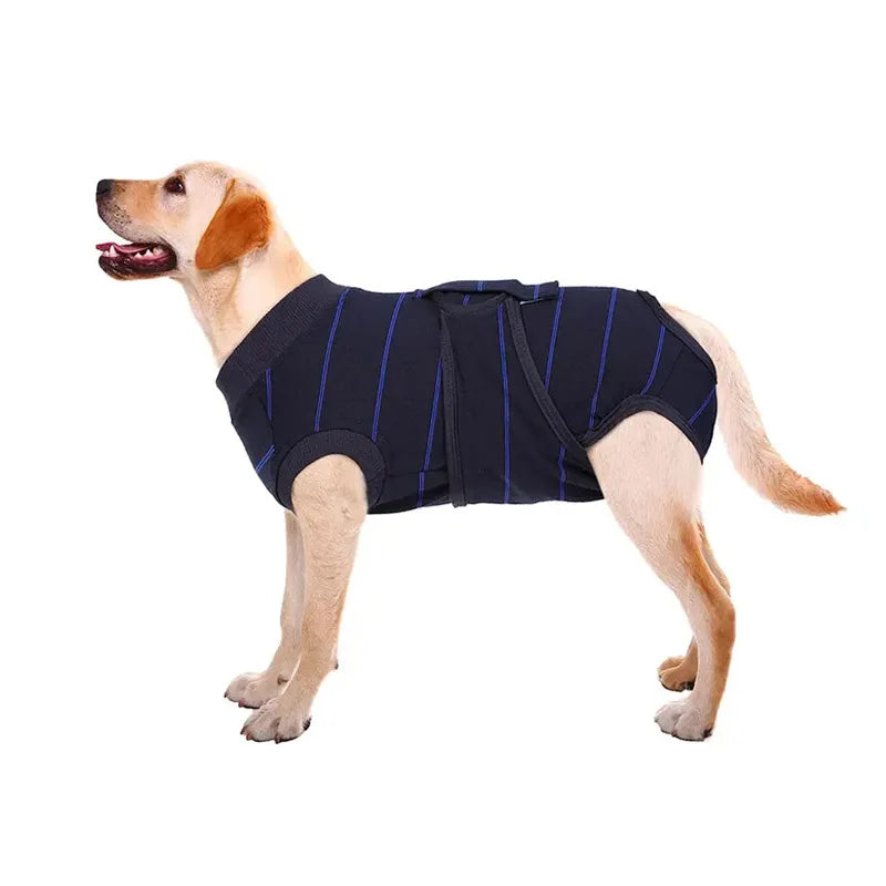 Comfortable Cotton Dog Recovery Surgical Suit For Post Care
