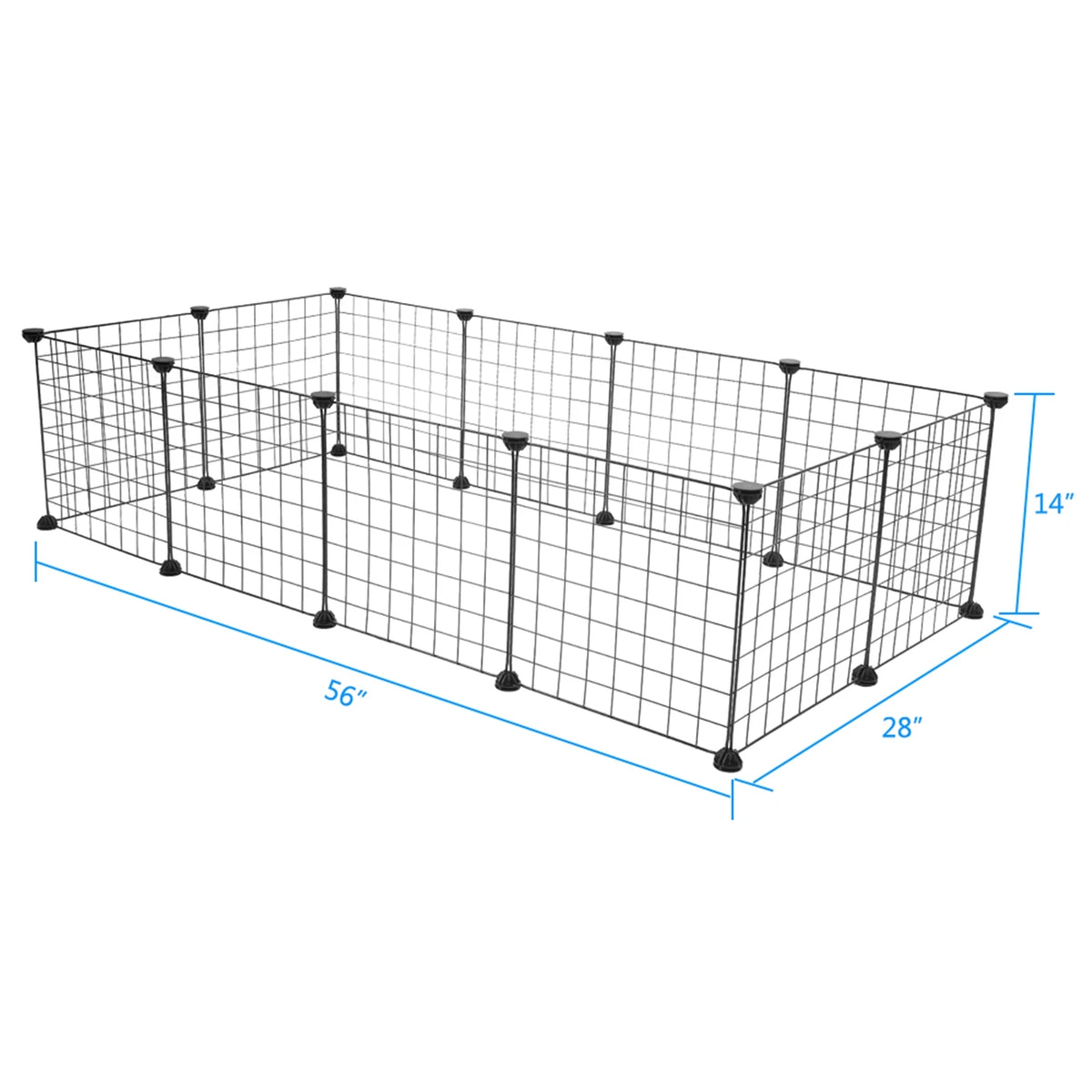Portable Metal Wire Pet Playpen And Fence For Small Rabbits