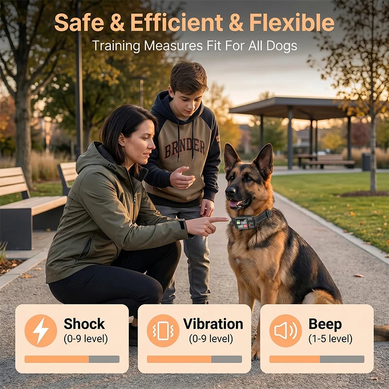 Dog GPS Fence System Waterproof Wireless Training Collar