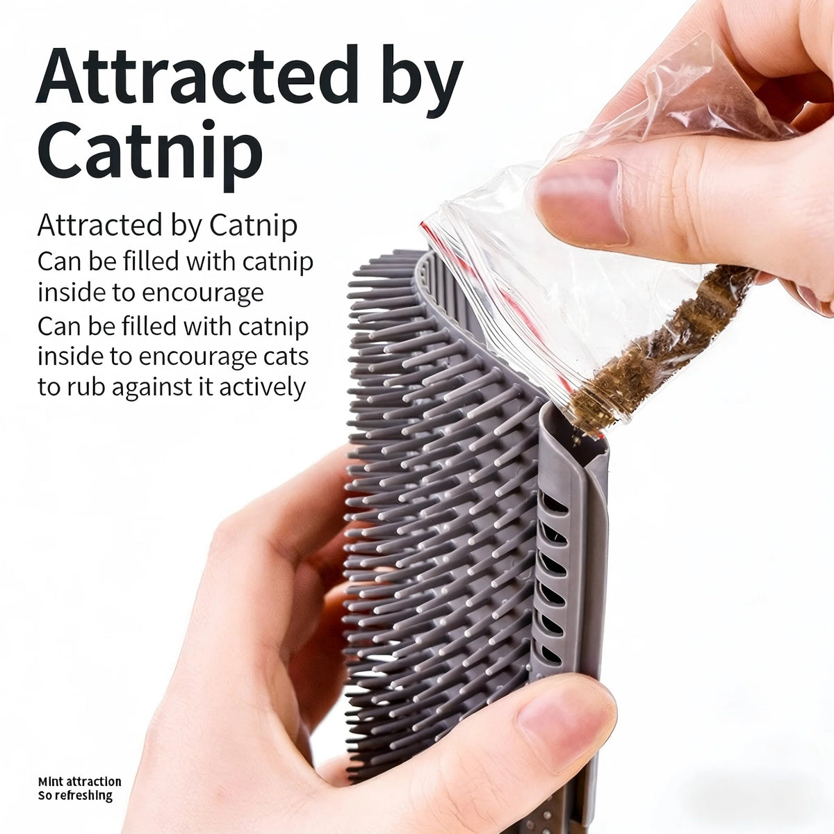Ajn Plastic Cat Scratch Board With Tickle Massage Comb