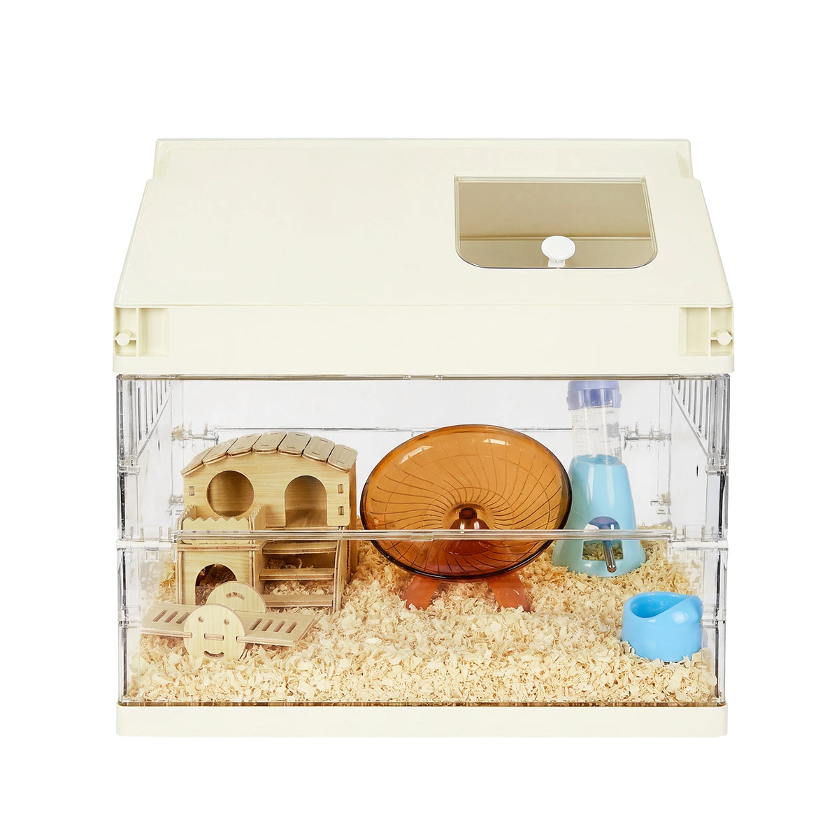 HiMiss Acrylic Hamster Cage Starter Kit For Small Pets