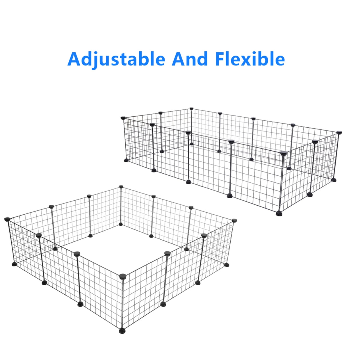 Portable Metal Wire Pet Playpen And Fence For Small Rabbits