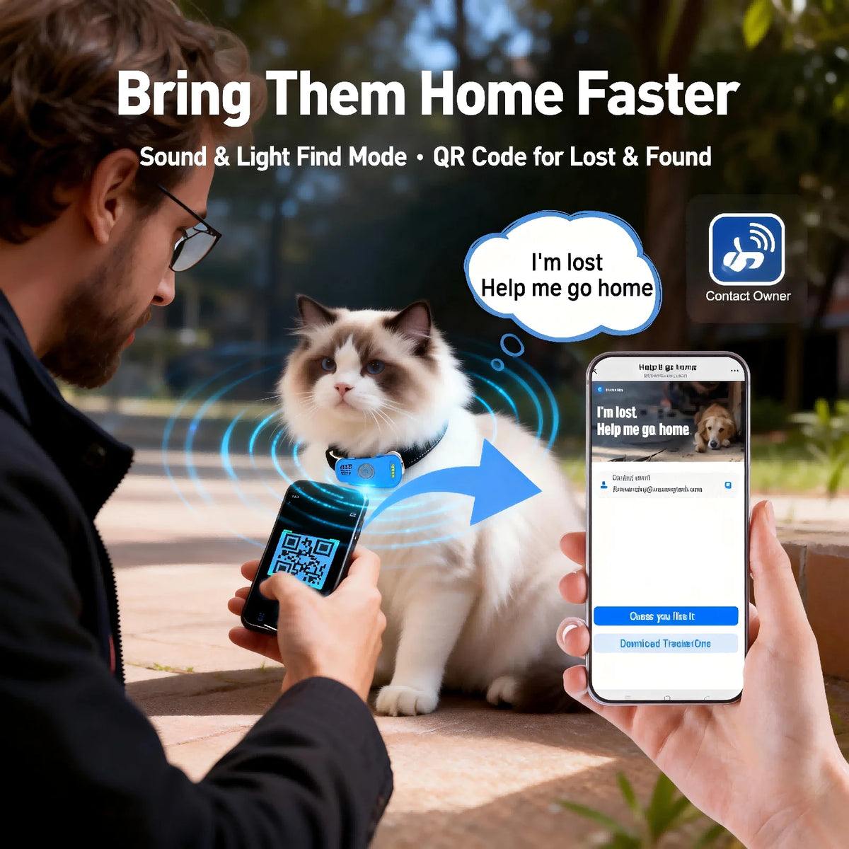 Wanwaytech Gps Pet Tracker For Dogs With Real Time Tracking