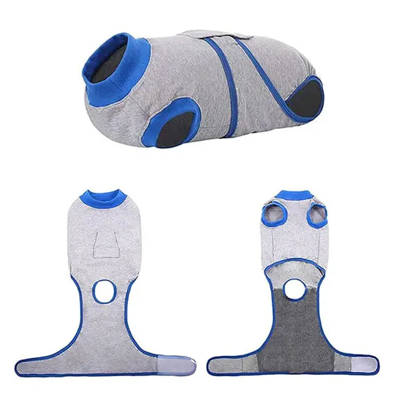 Comfortable Cotton Dog Recovery Surgical Suit For Post Care