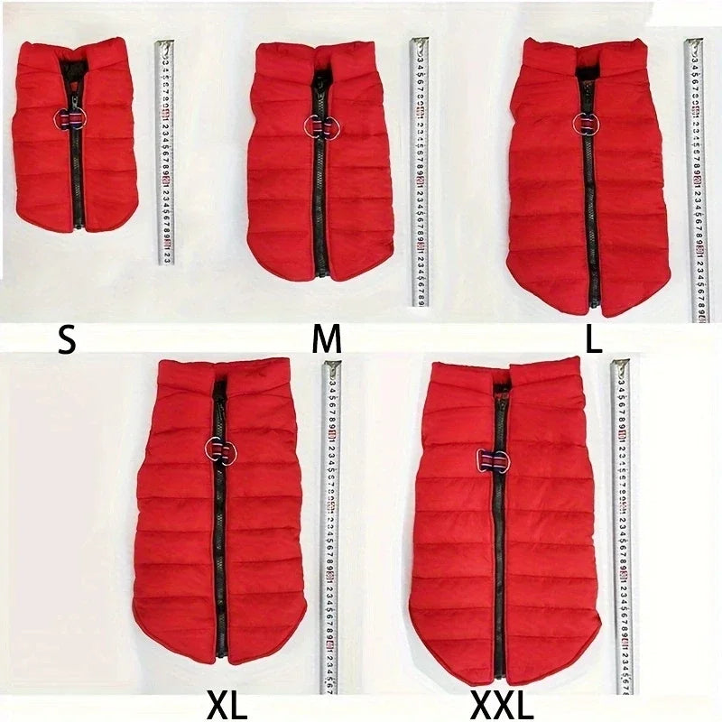 Windproof Padded Pet Dog Coat Jacket for Small Puppies