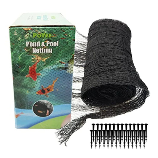 Protective Pond Netting With Fine Mesh And Ground Stakes