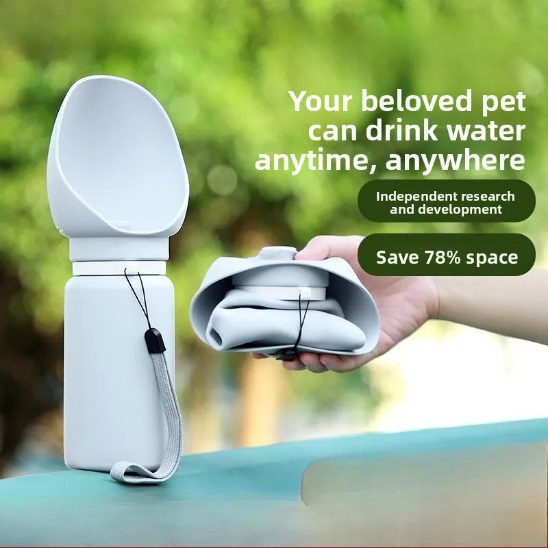 AJN Portable Foldable Dog Water Dispenser Bottle Travel