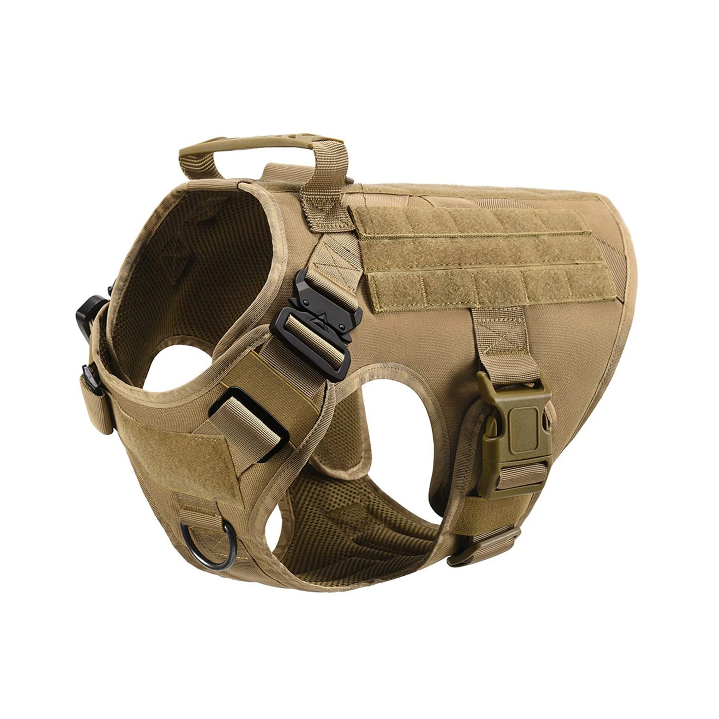 Tactical Dog Harness With Molle Pouches For German Shepherd Training