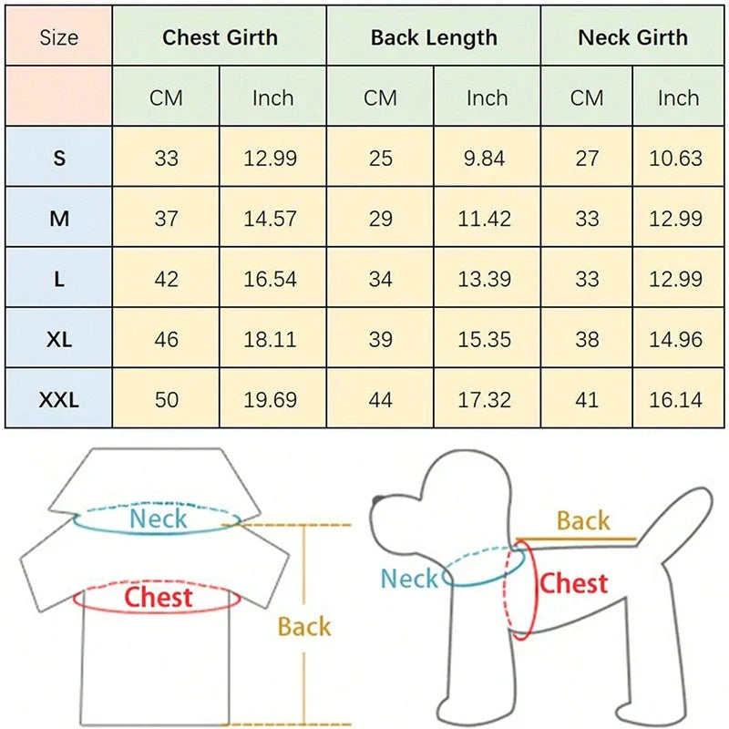 Windproof Padded Pet Dog Coat Jacket for Small Puppies