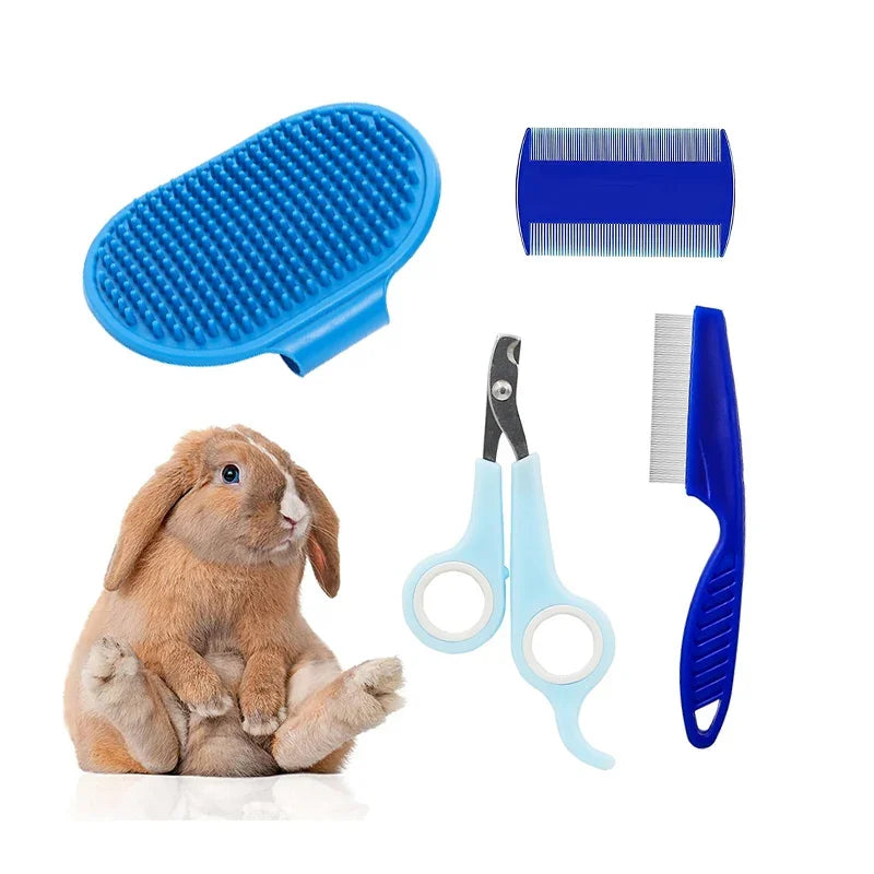 Pet Grooming Kit With Nail Clippers And Tear Stain Comb